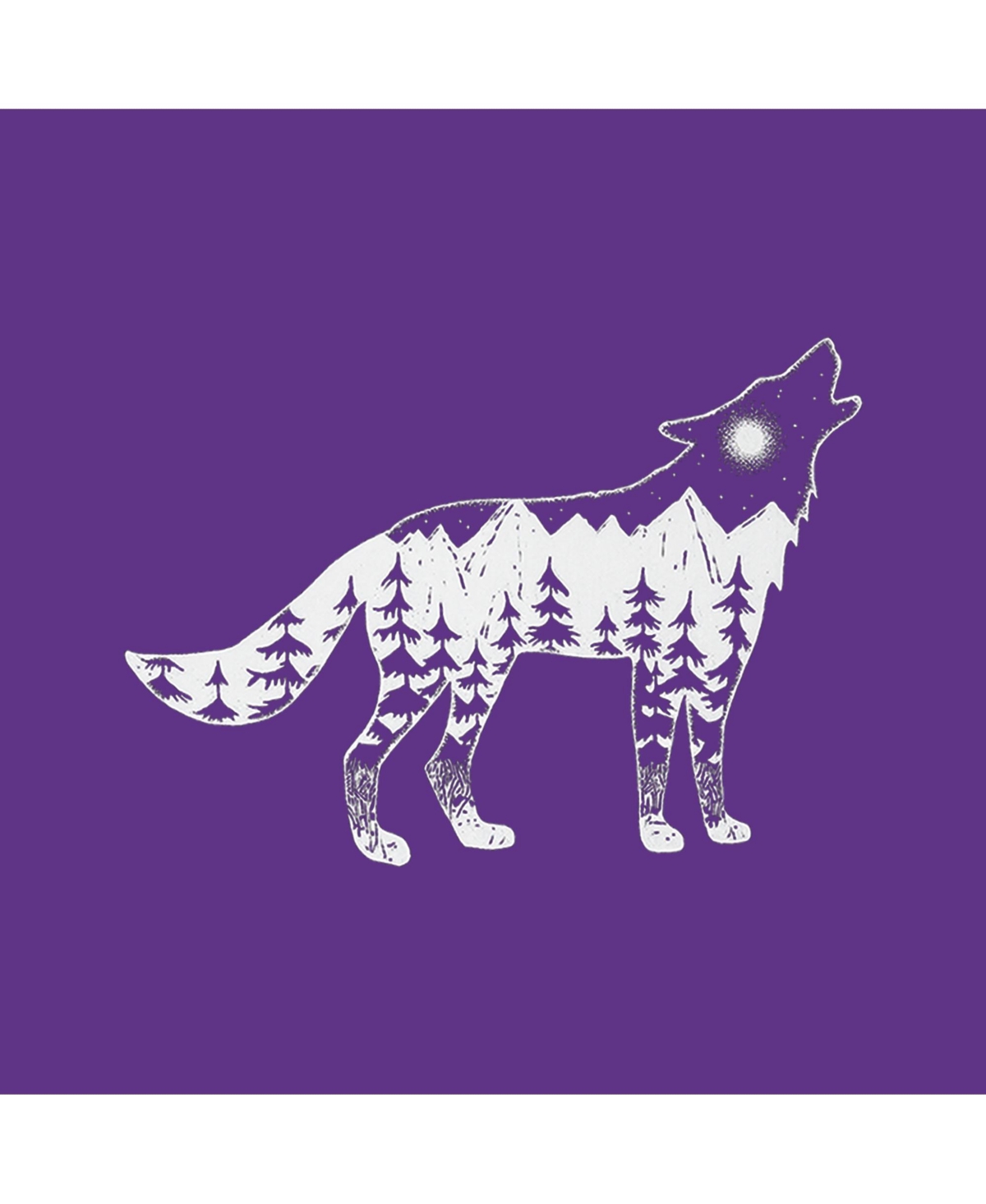 Girl's Word Art Long Sleeve - Howling Wolf