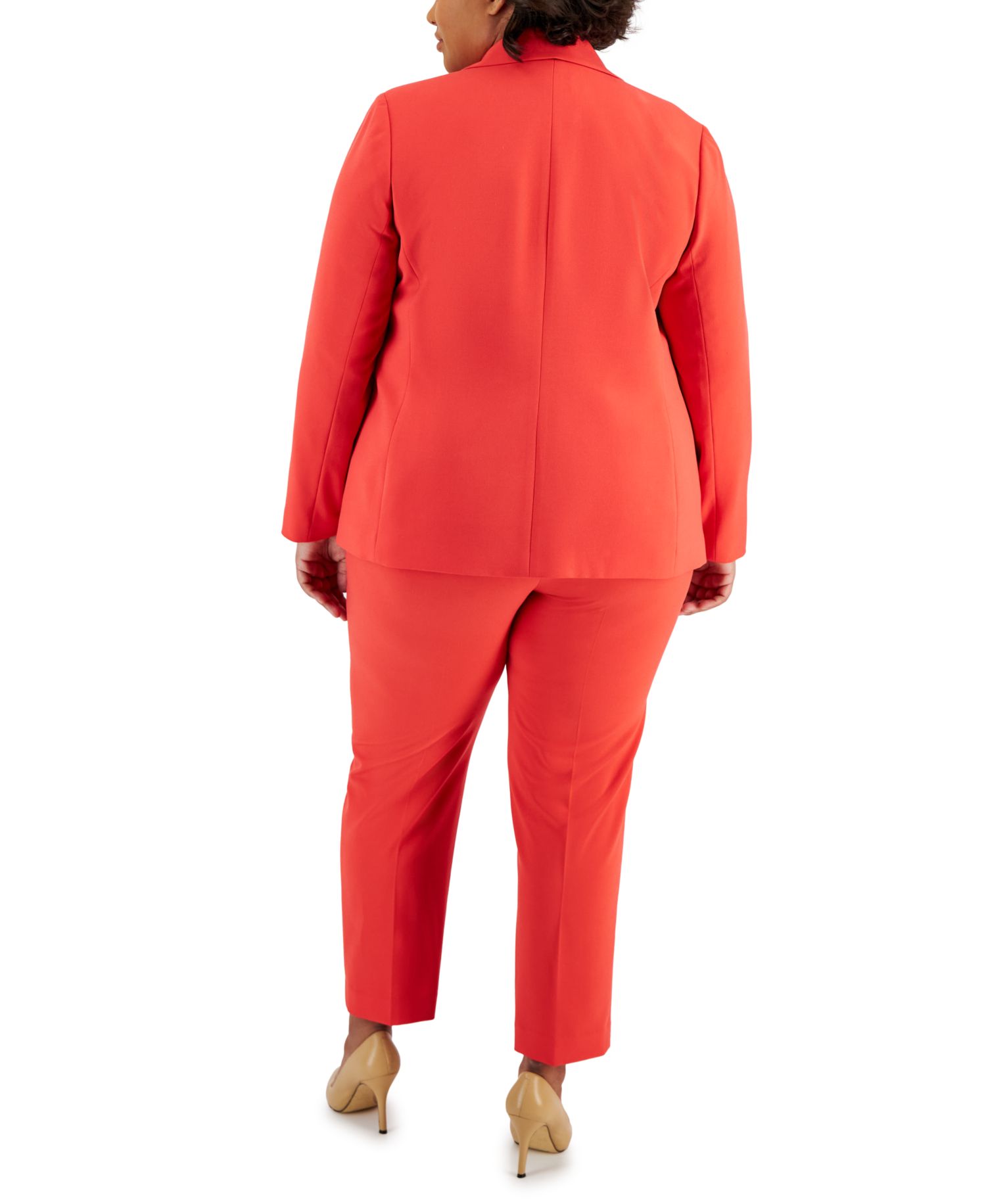 ASL Plus Size Classic Mid Rise Ankle Pants