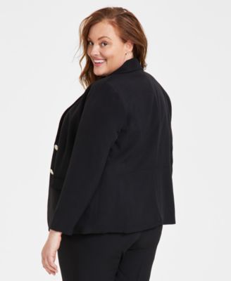 Plus Size Two-Button Blazer
