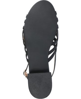 Women's Cassandra Woven Slingback Flat Sandals