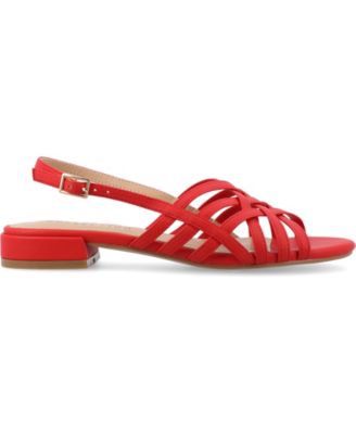 Women's Cassandra Woven Slingback Flat Sandals