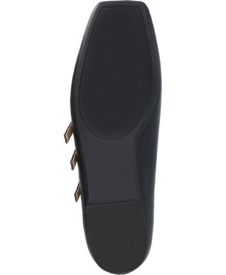 Women's Darlin Multi Strap Mary Jane Square Toe Flats