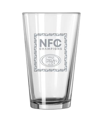 Logo Brands San Francisco 49ers 2023 NFC Champions 16 Oz Pint Glass ...