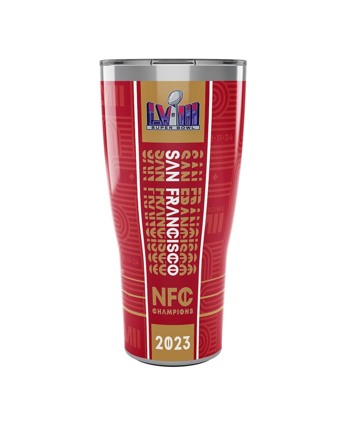 Tervis Tumbler San Francisco 49ers 2023 Nfc Champions 30 oz Stainless Steel Tumbler In Multi