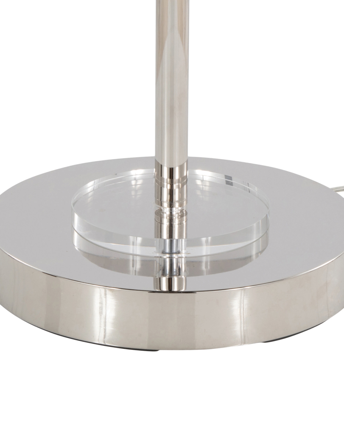 Lumisource Emery 63.5" Metal Floor Lamp In Silver