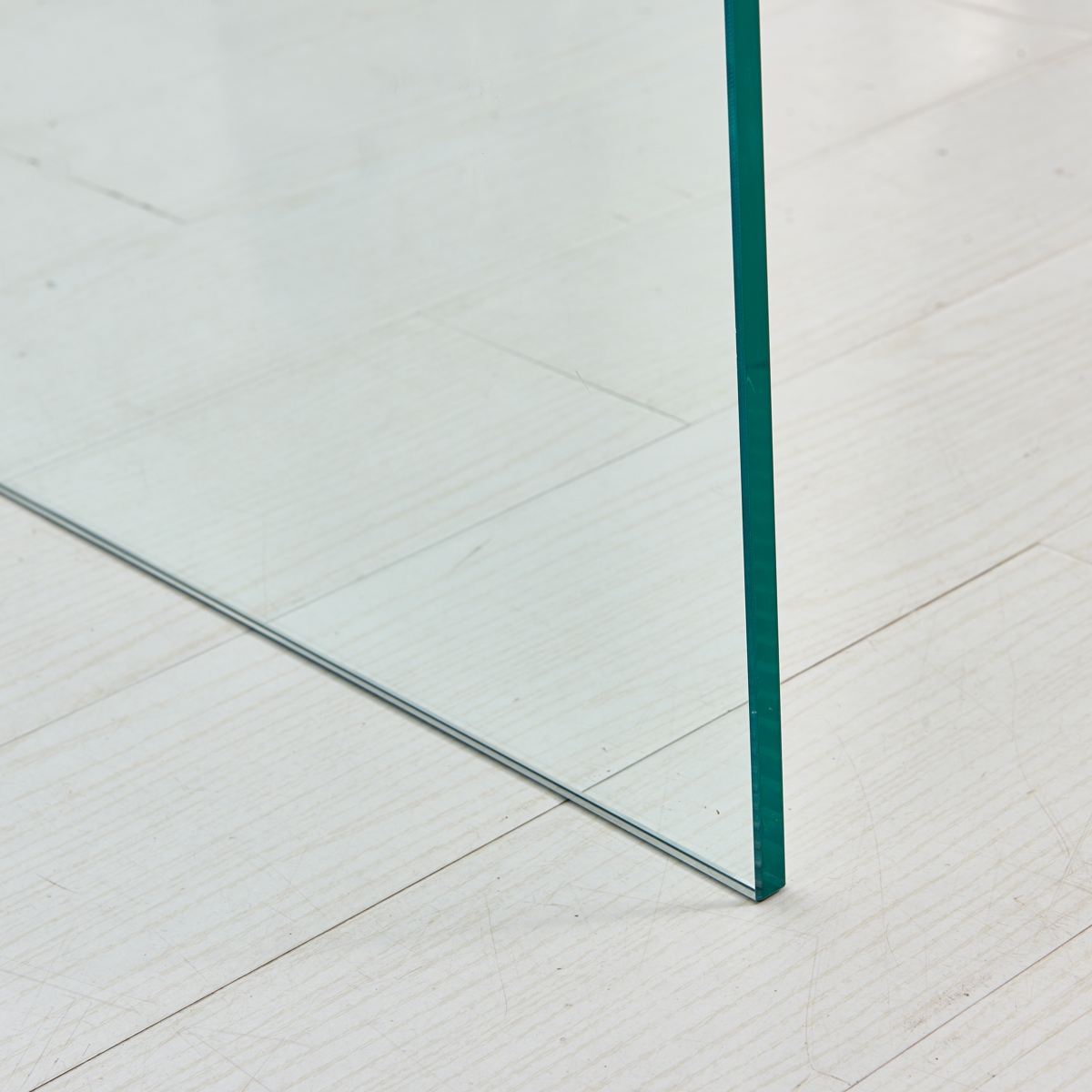 Streamdale Furniture TemperedGlass End Table Sofa Table - Transparent