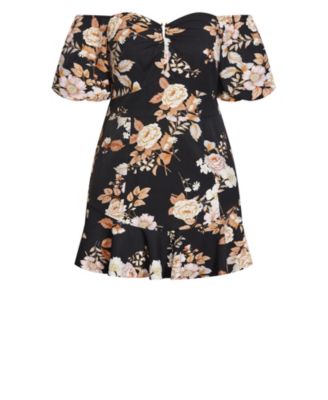 Plus Size Aria Floral Dress
