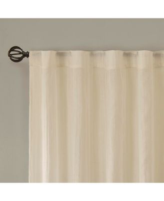 Harper Solid Crushed Curtain Panel Pair, 42"W x 84"L