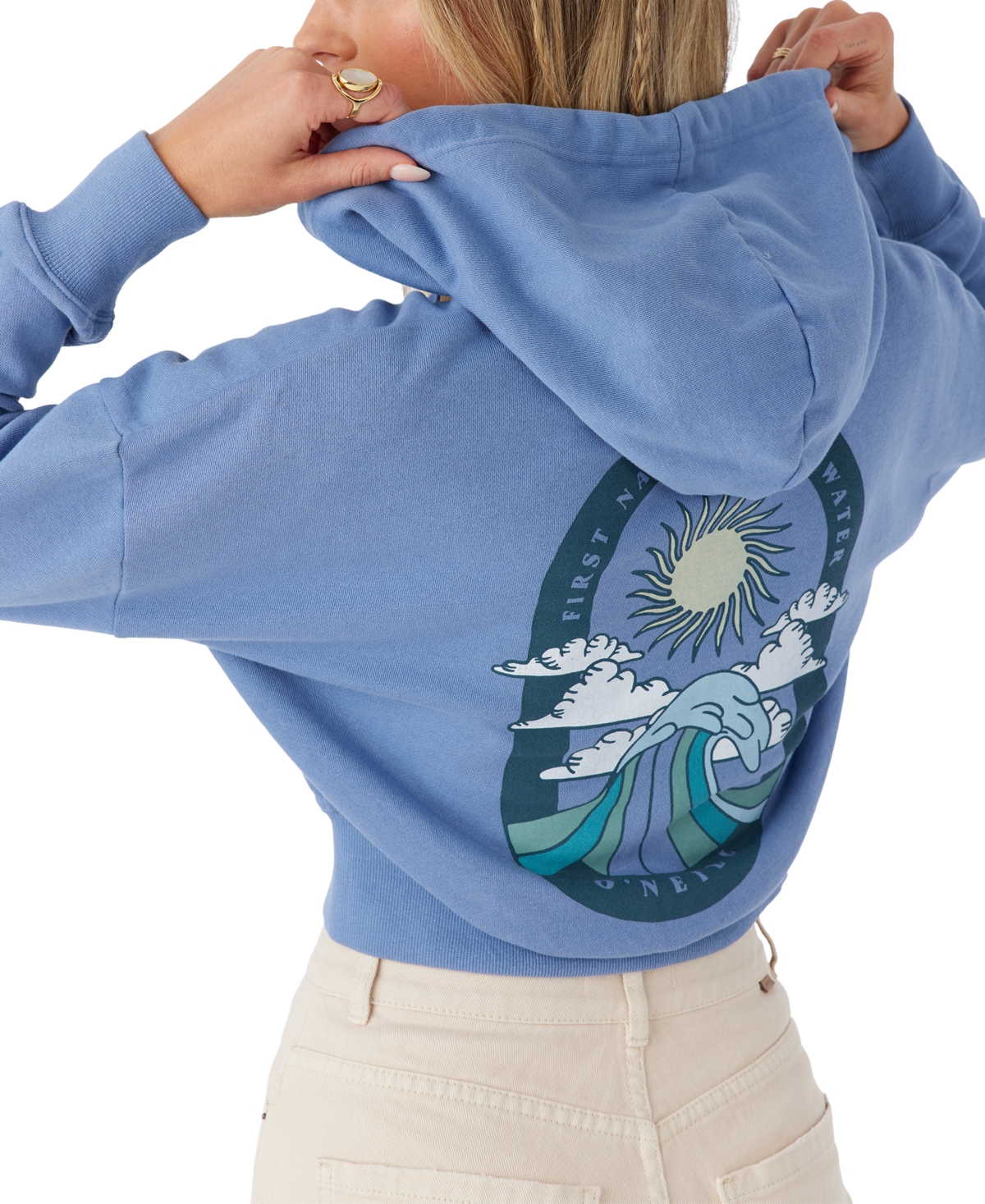 O'Neill Juniors' Darcie Cotton Zip-Up Hoodie