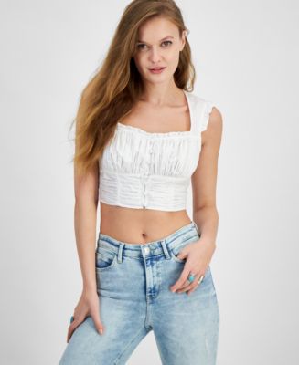 macys guess womens tops