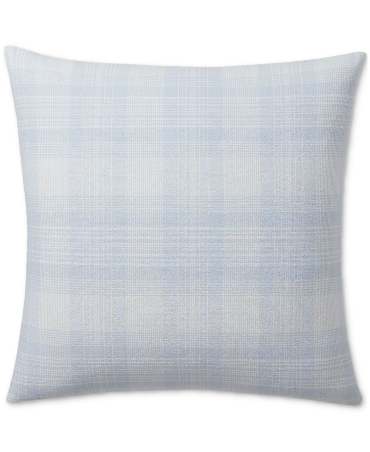 Ralph Lauren Sadie Checked Decorative Pillow, 18" X 18" In Blue