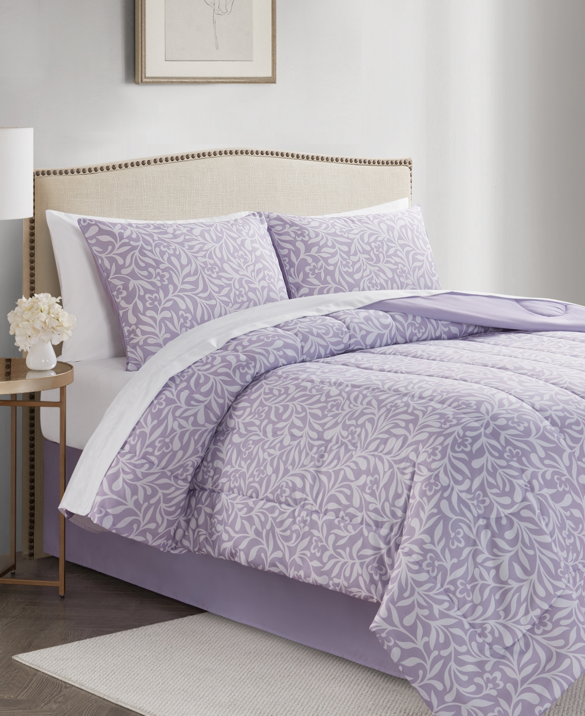 Shop Mytex Haven 8-pc. Comforter Set In Purple