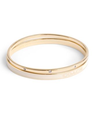 Faux Stone Signature Duo Bangle Boxed Set
