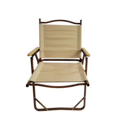 Comfy Foldable and Portable Chair with Armrests Aluminum Frame, Travel Kermit Chair Easy to Fold and Carry, Set of 4