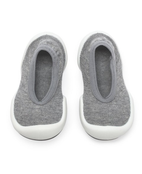Детские Komuello Infant Boys Breathable Washable Non-Slip Sock Shoes Flat - Grey