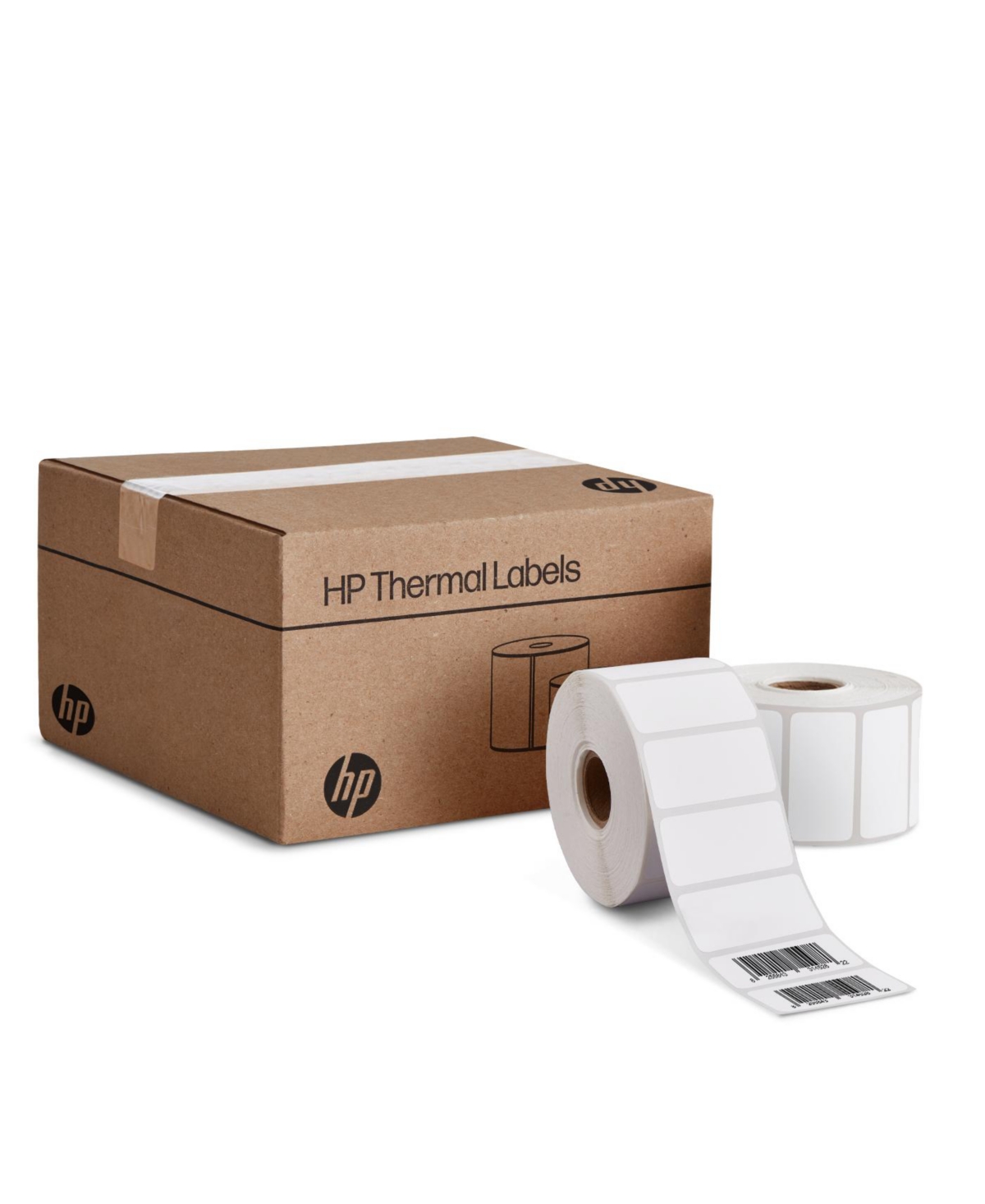 2x1" Direct Thermal Shipping Labels, 2 Rolls (2750 Labels) - Open White