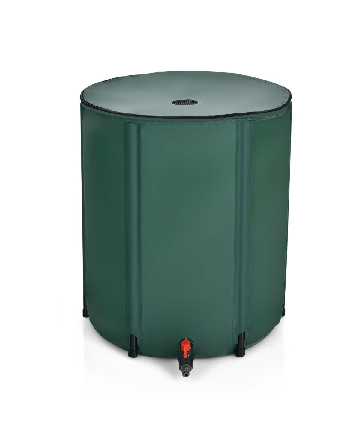 60 Gallon Portable Collapsible Rain Barrel Water Collector - Green