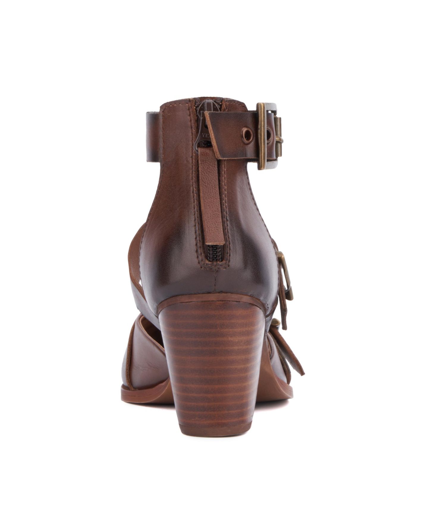 Женские сандалии Vintage Foundry Co Kaydence Heel, цвет: Коричневый — фото 3