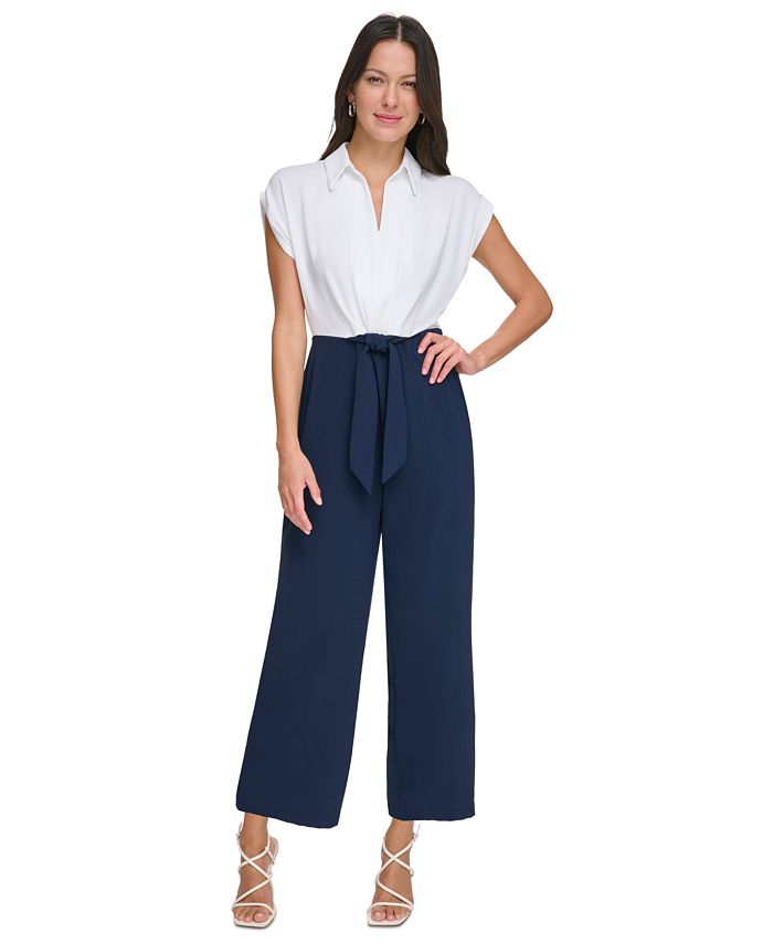 Dkny jumpsuit macys discount