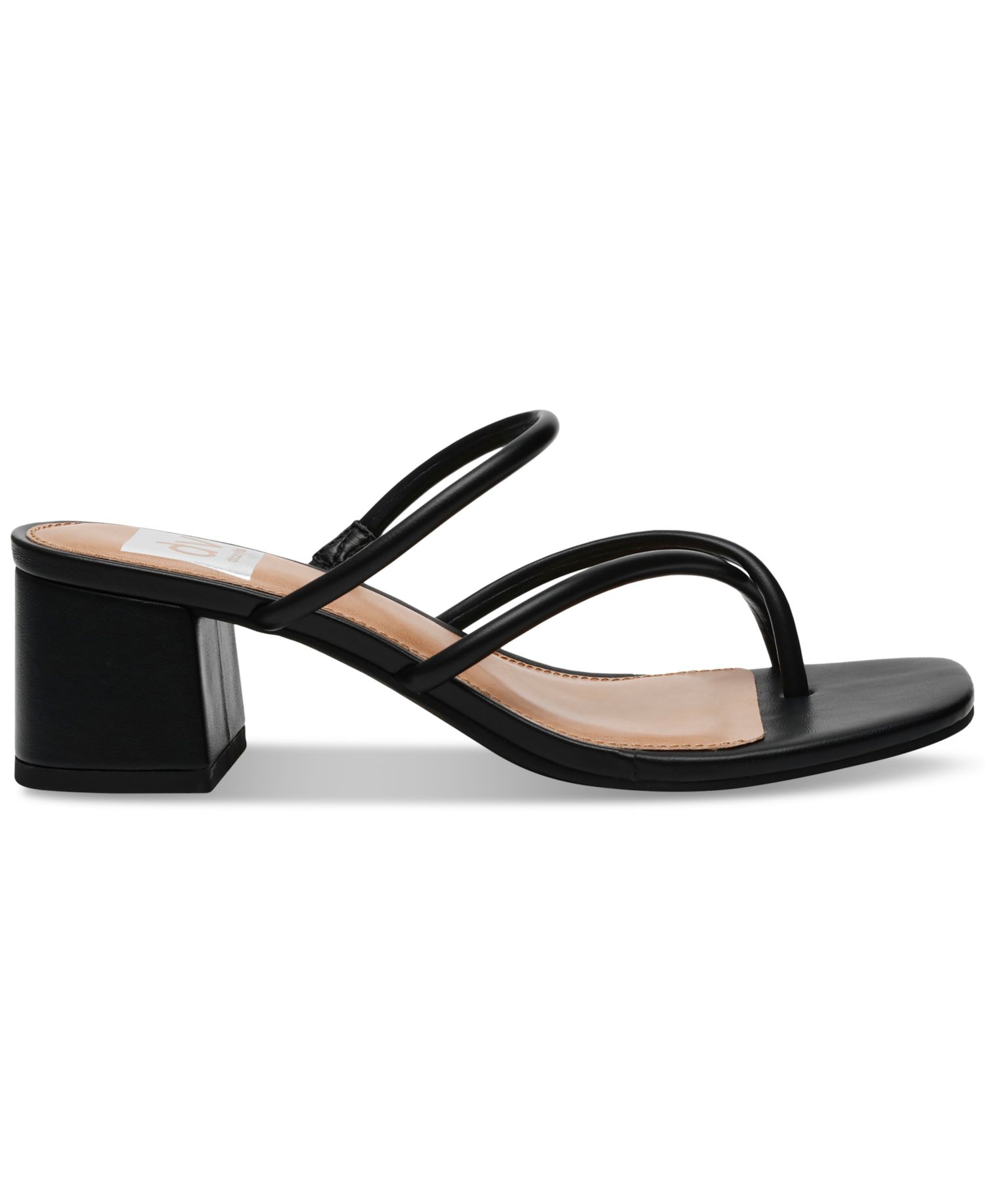 Lumena Strappy Slide Block-Heel Sandals