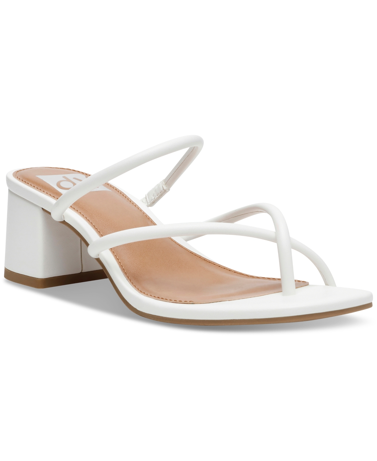 Women's Lumena Strappy Slide Block-Heel Sandals - Raffia