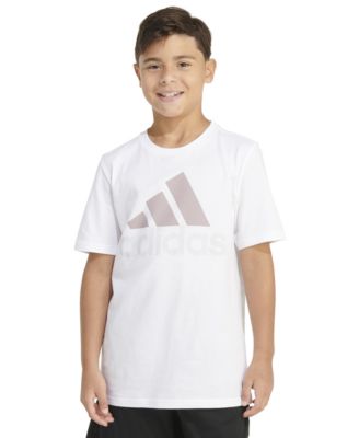adidas - Big Boys Short-Sleeve Two-Color Logo Graphic Cotton T-Shirt
