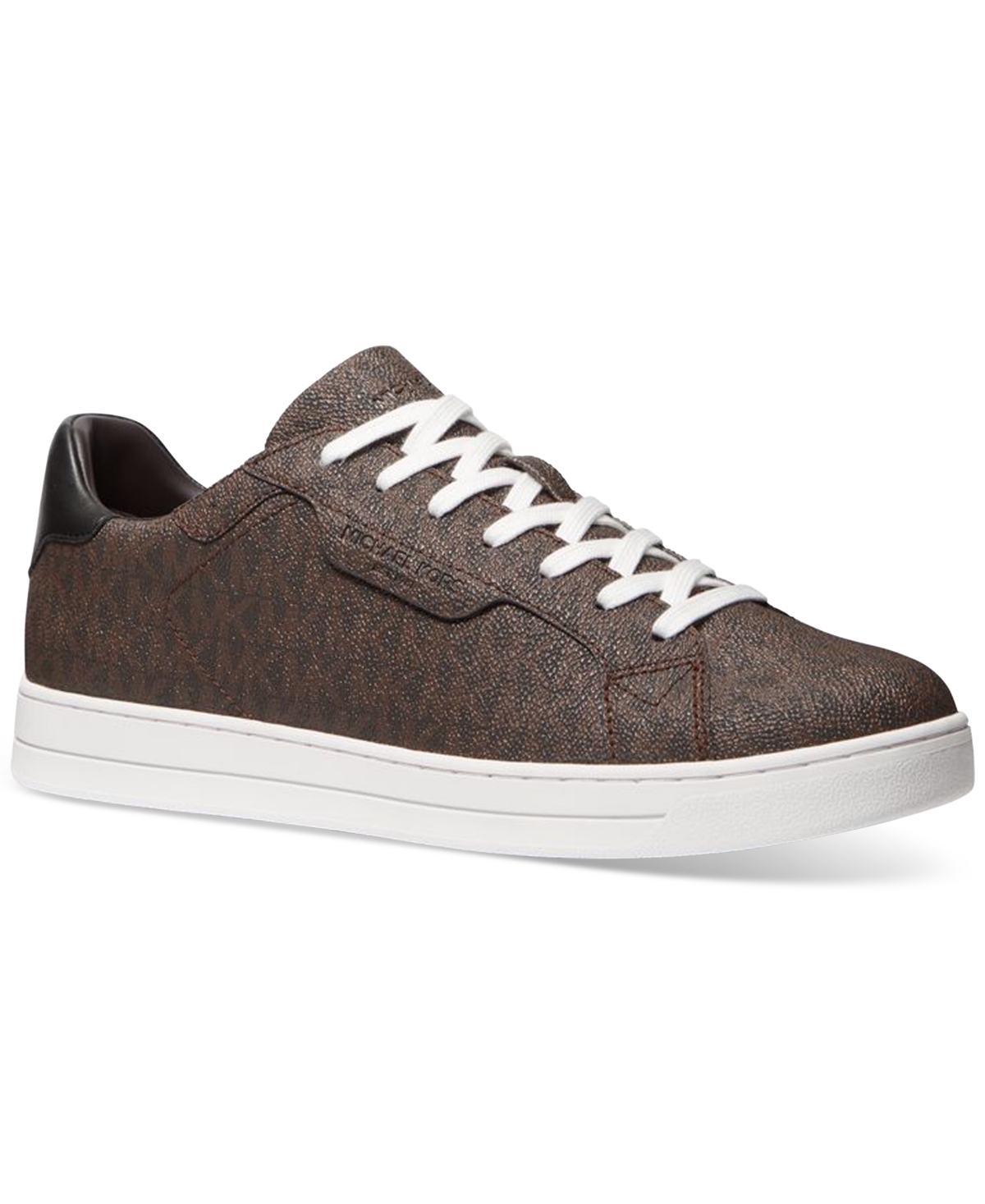 Michael Kors Keating Lace Up Trainers In Brown