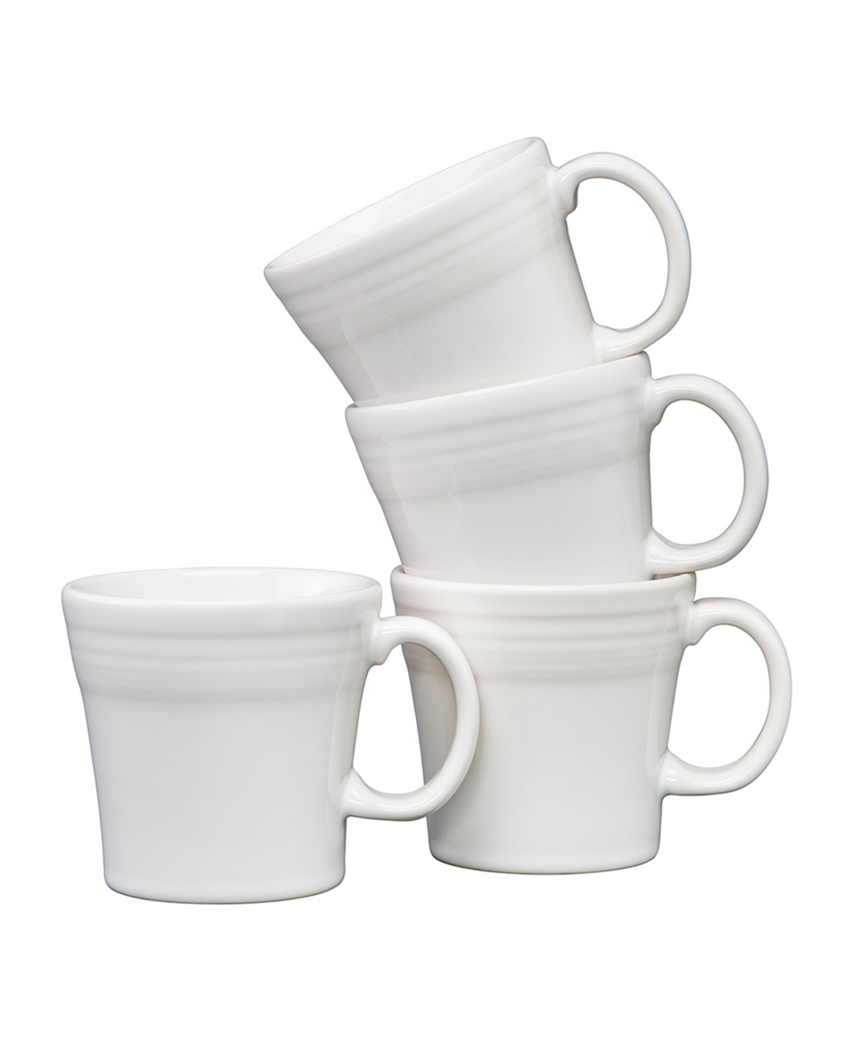 Tapered Mug Set of 4 - White