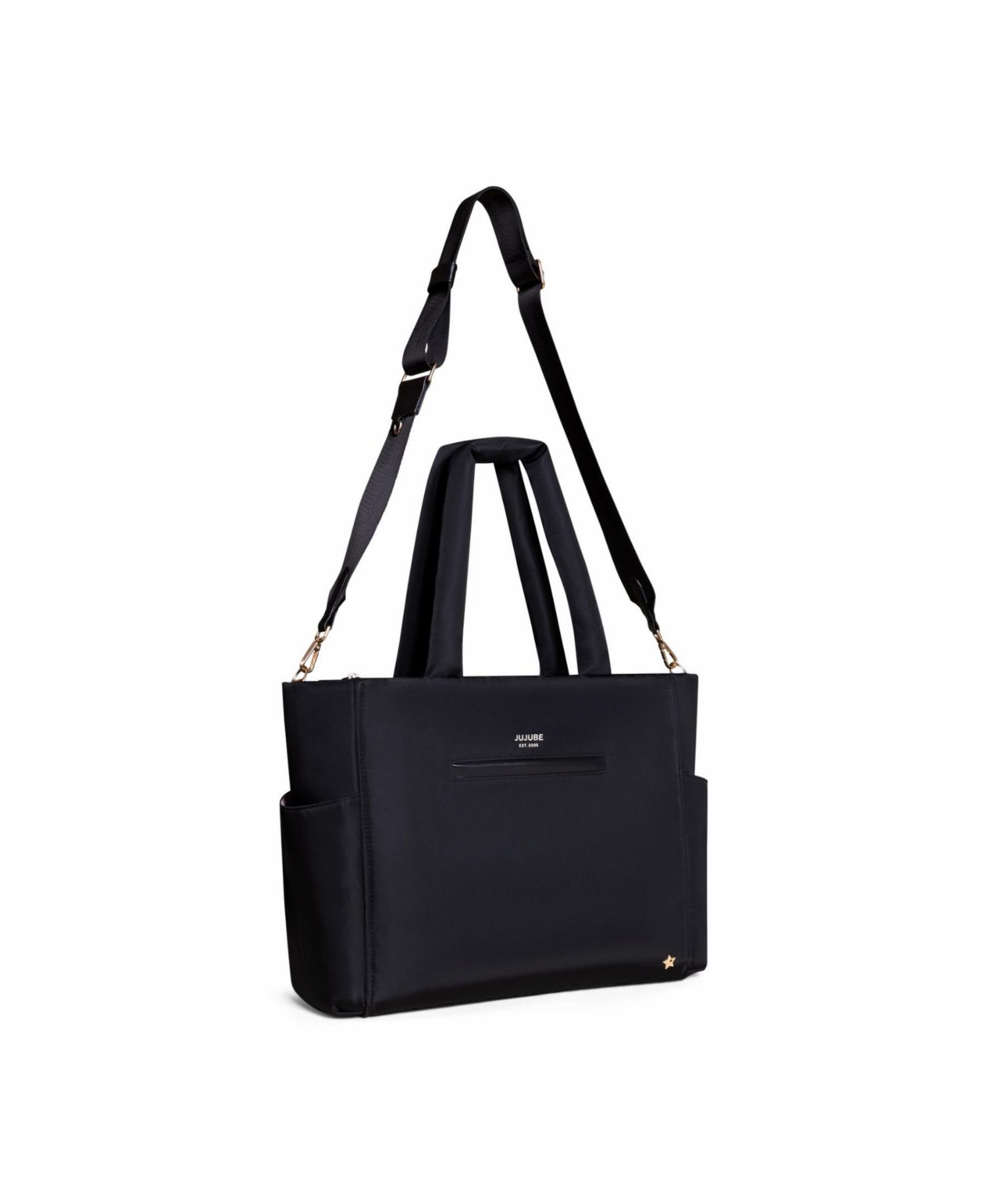 Utility-Strap Tote Diaper Bag