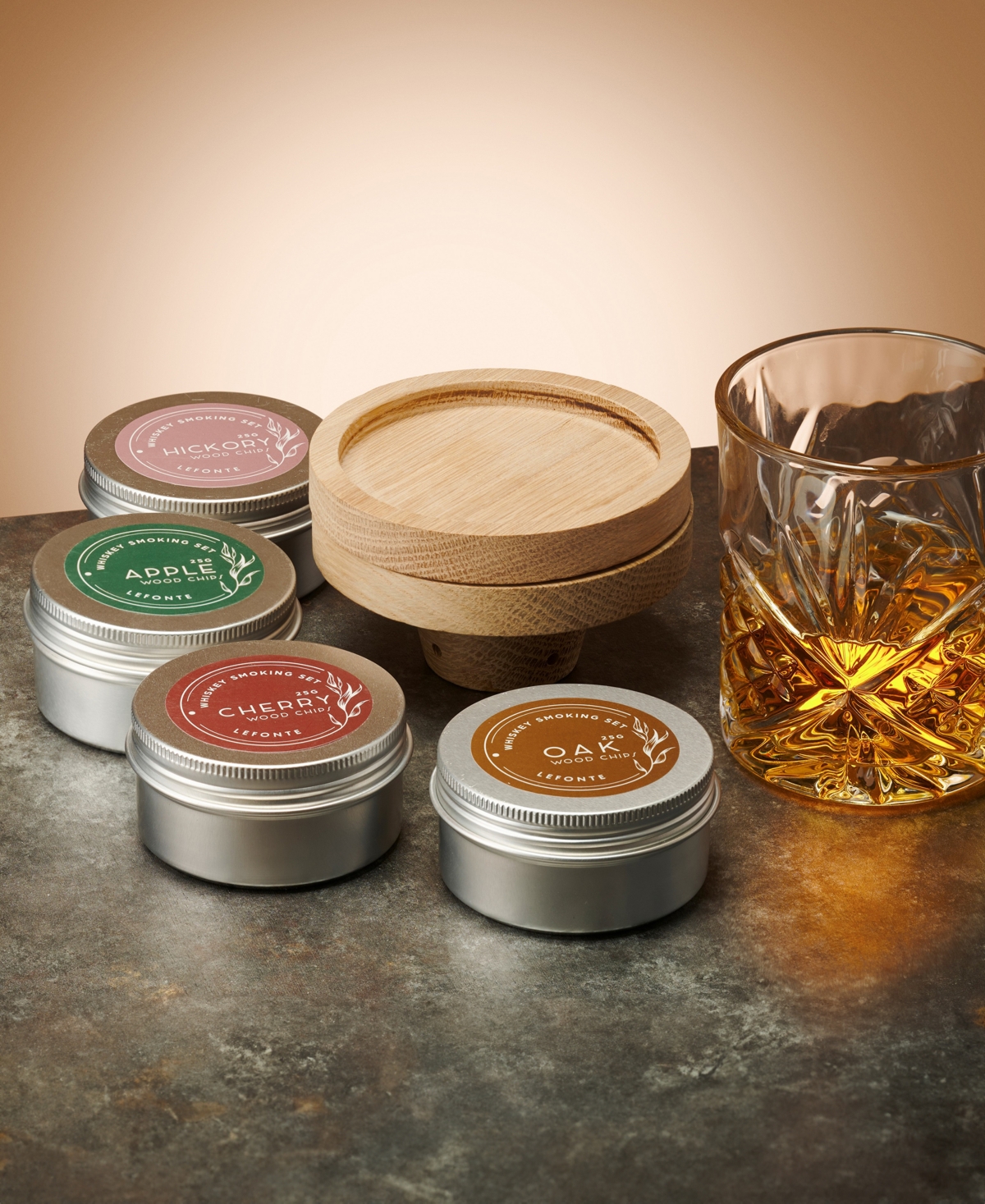 Godinger Dublin Smoker Set With Dof Glass In Clear