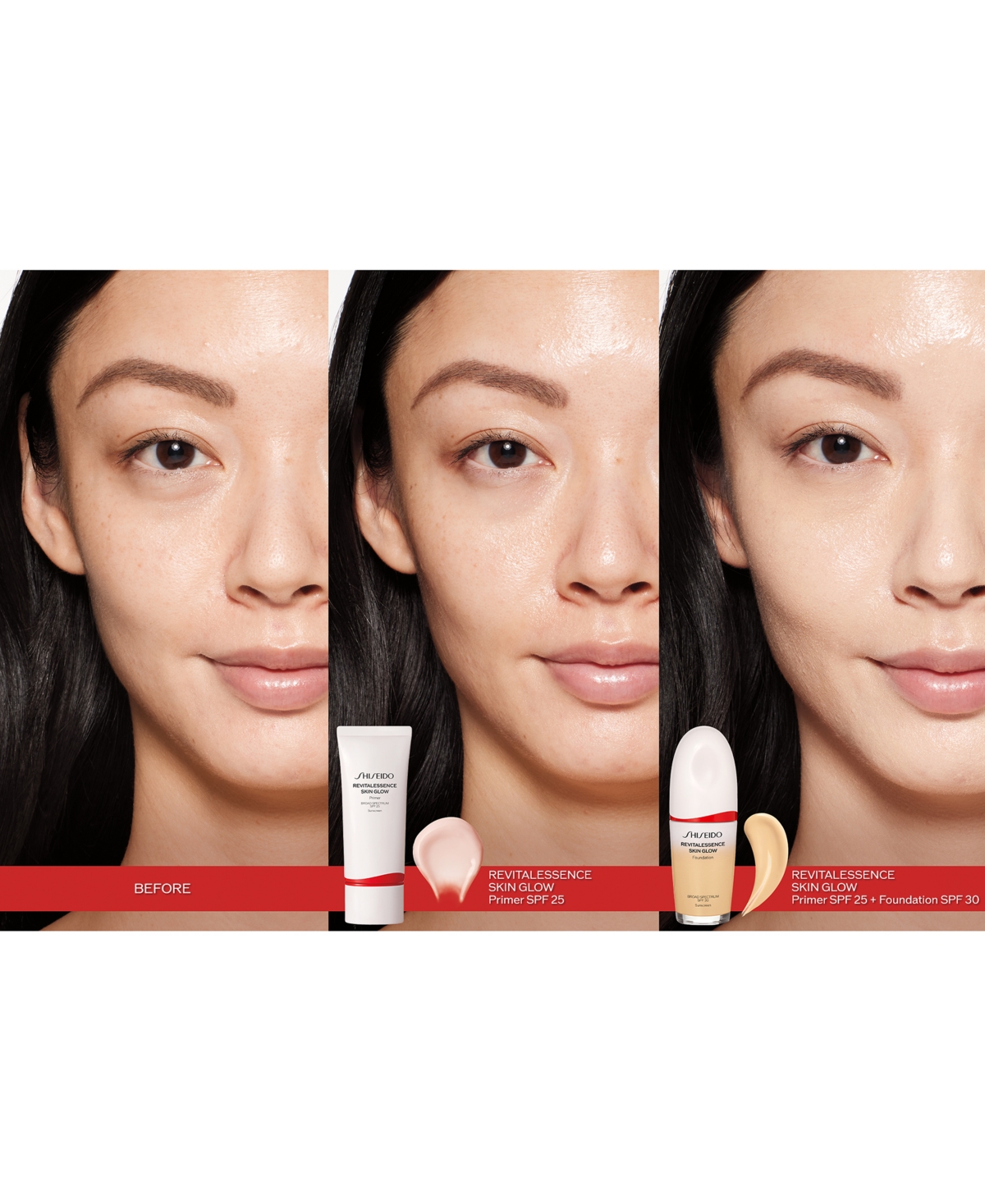 Shop Shiseido Revitalessence Skin Glow Primer Spf 25 In No Color