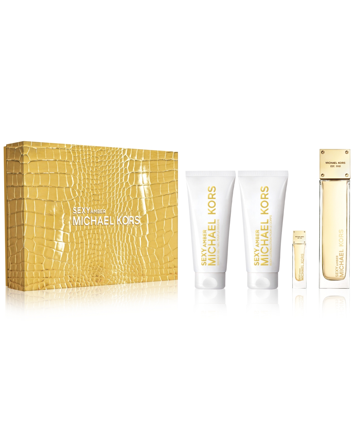 Michael Kors 4-pc. Sexy Amber Eau De Parfum Gift Set In No Color