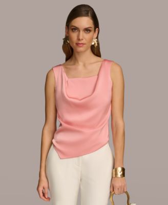 Donna Karan New York - Women's Square-Neck Satin Tank Top