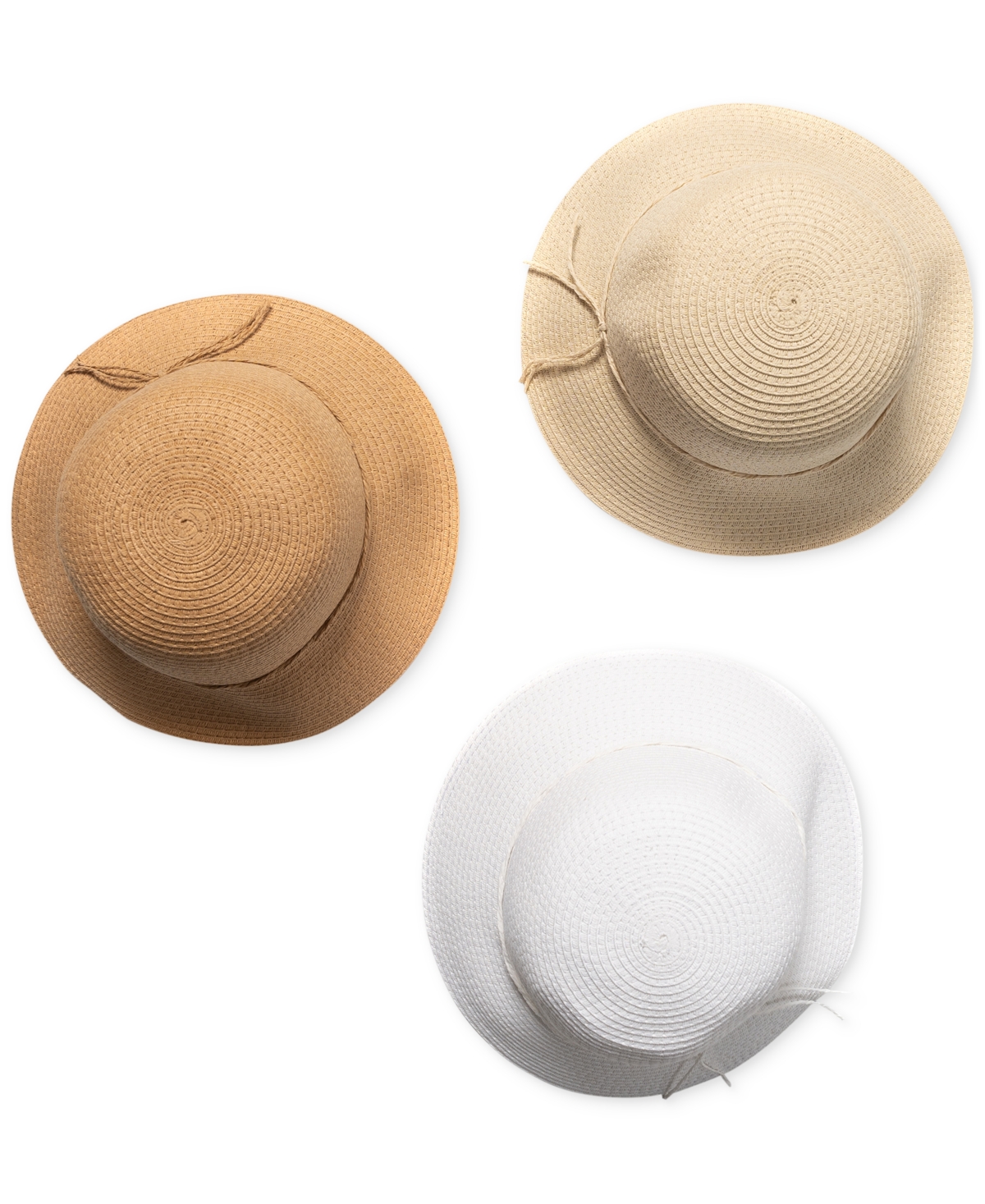 Shop Style & Co Women's Packable Straw Cloche Hat, Created For Macy's In Tan