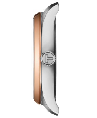 Unisex Swiss PR 100 Cream Leather Strap Watch 34mm