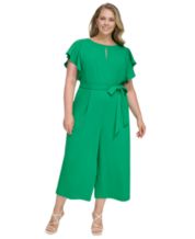 Plus Size Green Jumpsuit