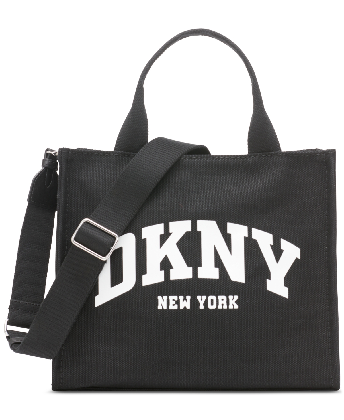 Dkny Hadlee Large Tote - Black/ Sliver