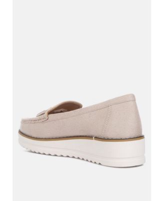 Womens Daiki Platform Lug Sole Tassel Loafers