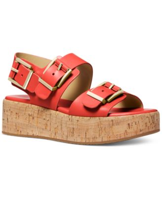 Michael Kors - Women's Colby Cork Platform Sandals