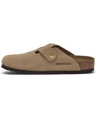 Women's Boston Big Buckle Nubuck Leather Clogs from Finish Line