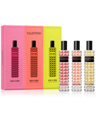 Valentino Donna 3-Pc MINI fashion Perfume Set NIB