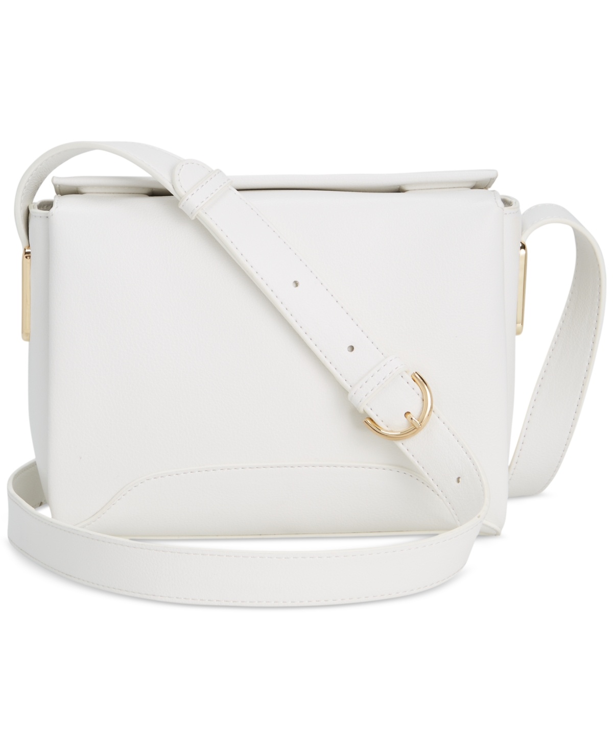 On 34th Leslii Small Crossbody, Created For Macy's In Bright White