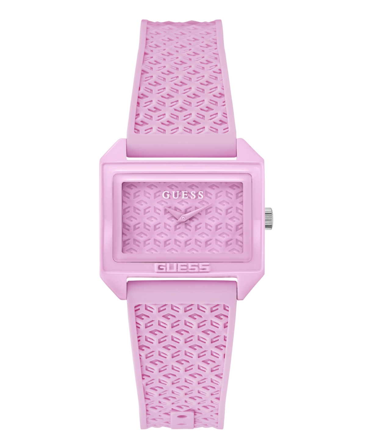 Guess Women's Analog Pink Silicone Watch 32mm
