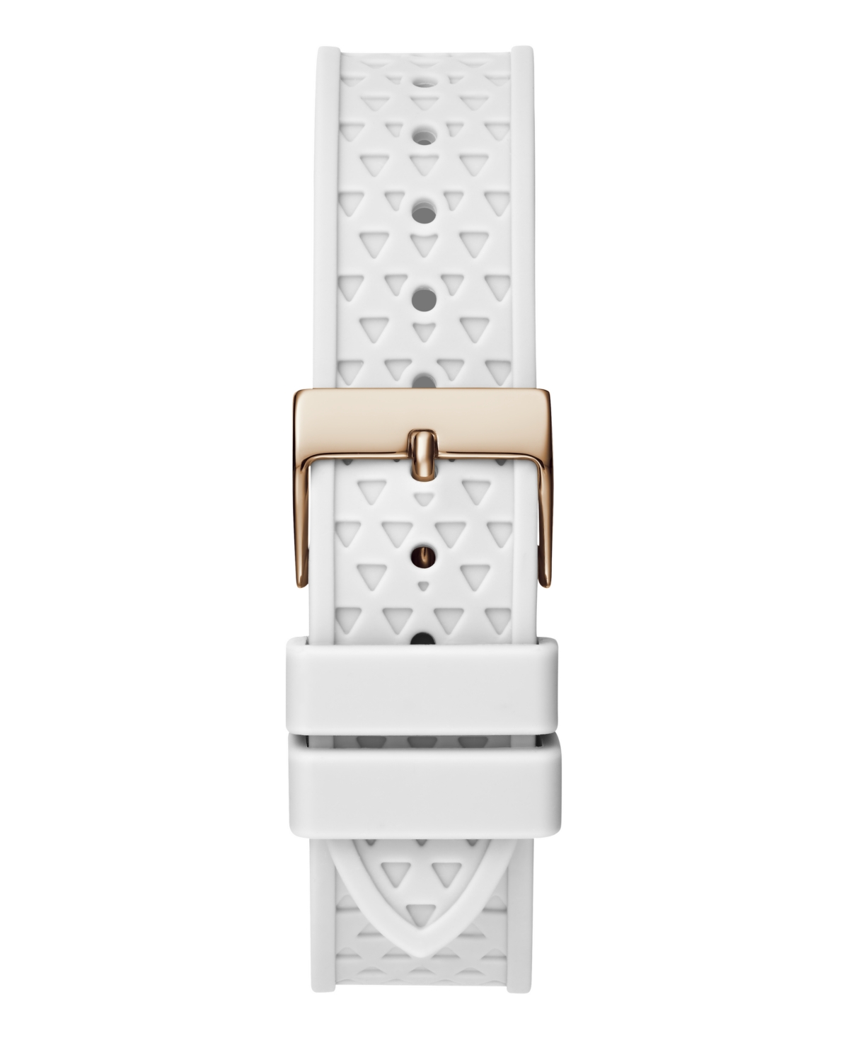 Shop Guess Women's Analog White Silicone Watch 39mm