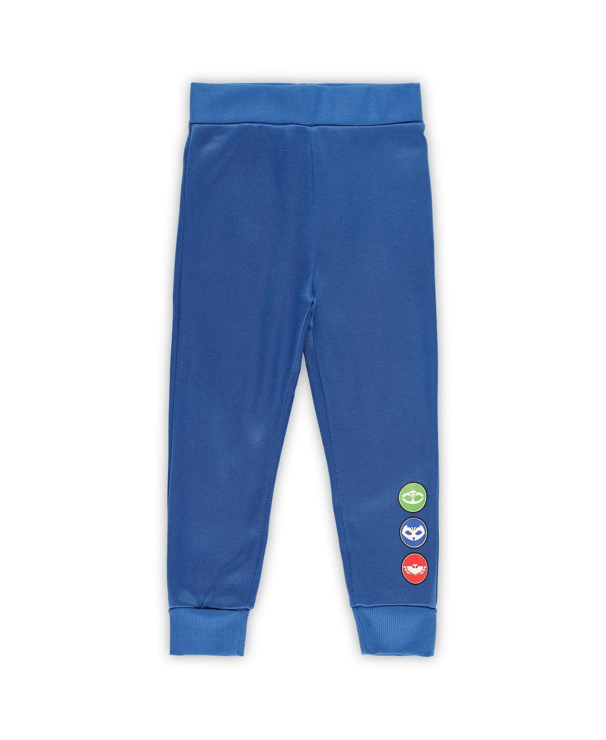 Children's Apparel Network Toddler White Pj Masks Pullover Hoodie And Joggers Set In White