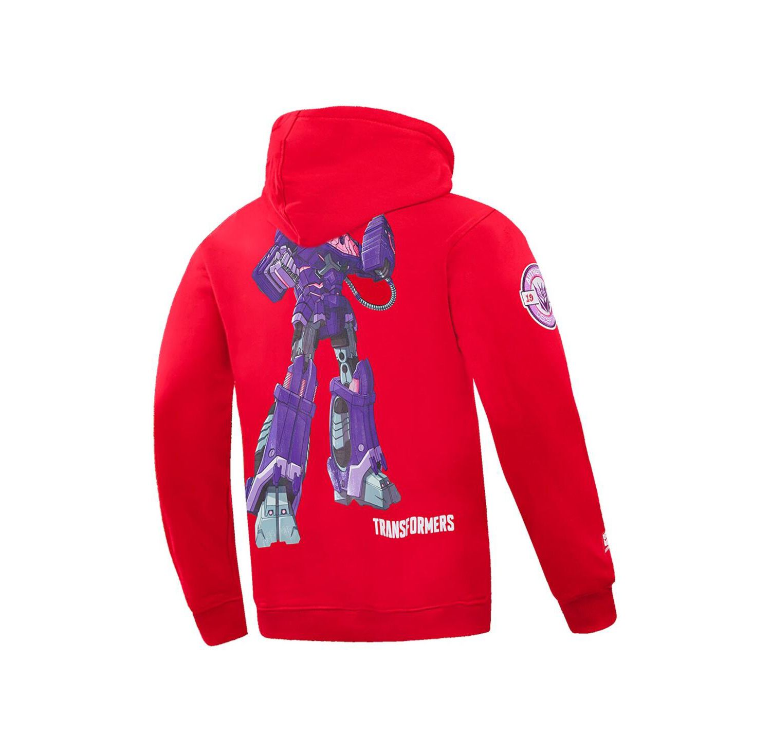 Men's and Women's Red Transformers Made On Cybertron Pullover Hoodie