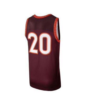 Men's #20 Maroon Virginia Tech Hokies Replica Basketball Jersey