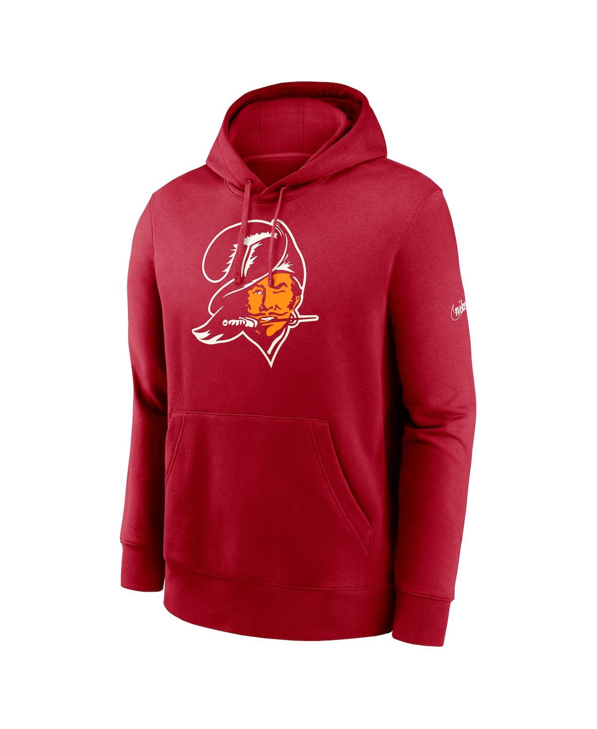 Men's NikeTampa Bay Buccaneers Rewind Club Pullover Hoodie - Red