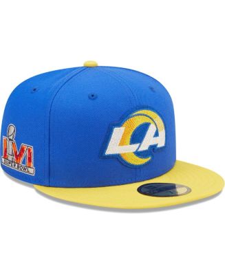Men's New Era Royal, Gold Los Angeles Rams Super Bowl LVI Letterman ...