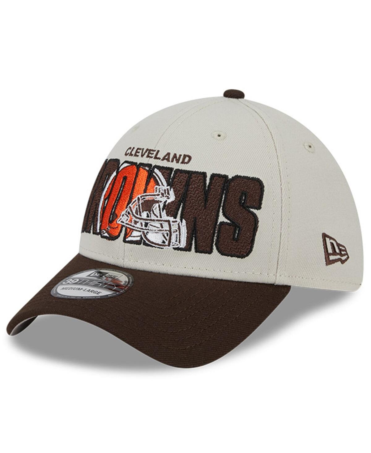 Men's New Era Brown Cleveland Browns 2023 Nfl Draft 39THIRTY Flex Hat - Brown